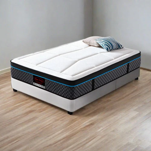 Dashiell 30cm Mattress In Coolmax Memory Foam 6 Zone Pocket Coil Soft Firmness - Queen - Nurns