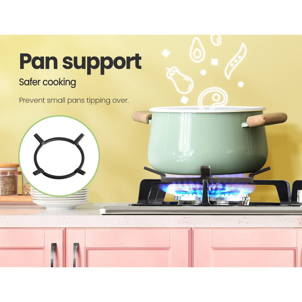 Comfee 60cm Gas Cooktop Stainless Steel 4 Burners Kitchen Stove Cook Top NG LPG - Nurns