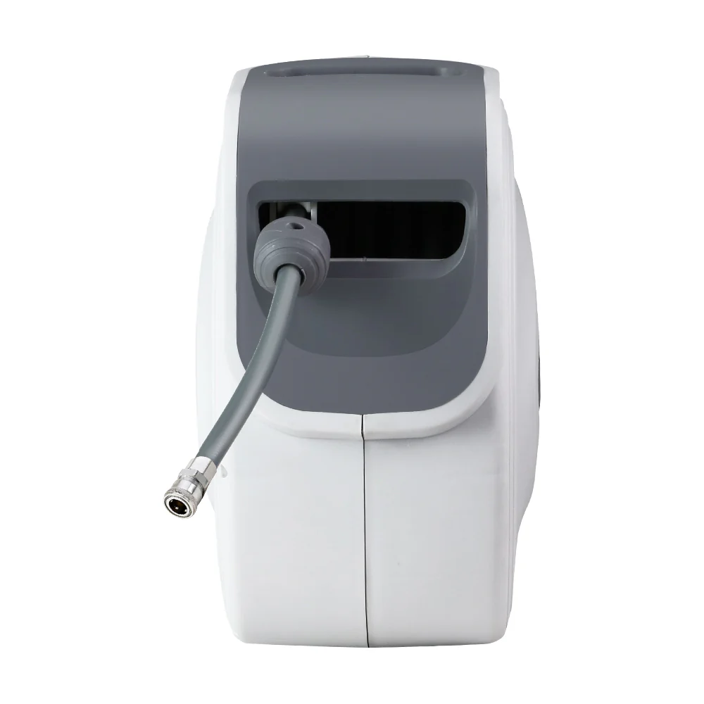 Air Hose Reel 10m Retractable Rewind Swivel Wall Mount Compressor Garage - Nurns