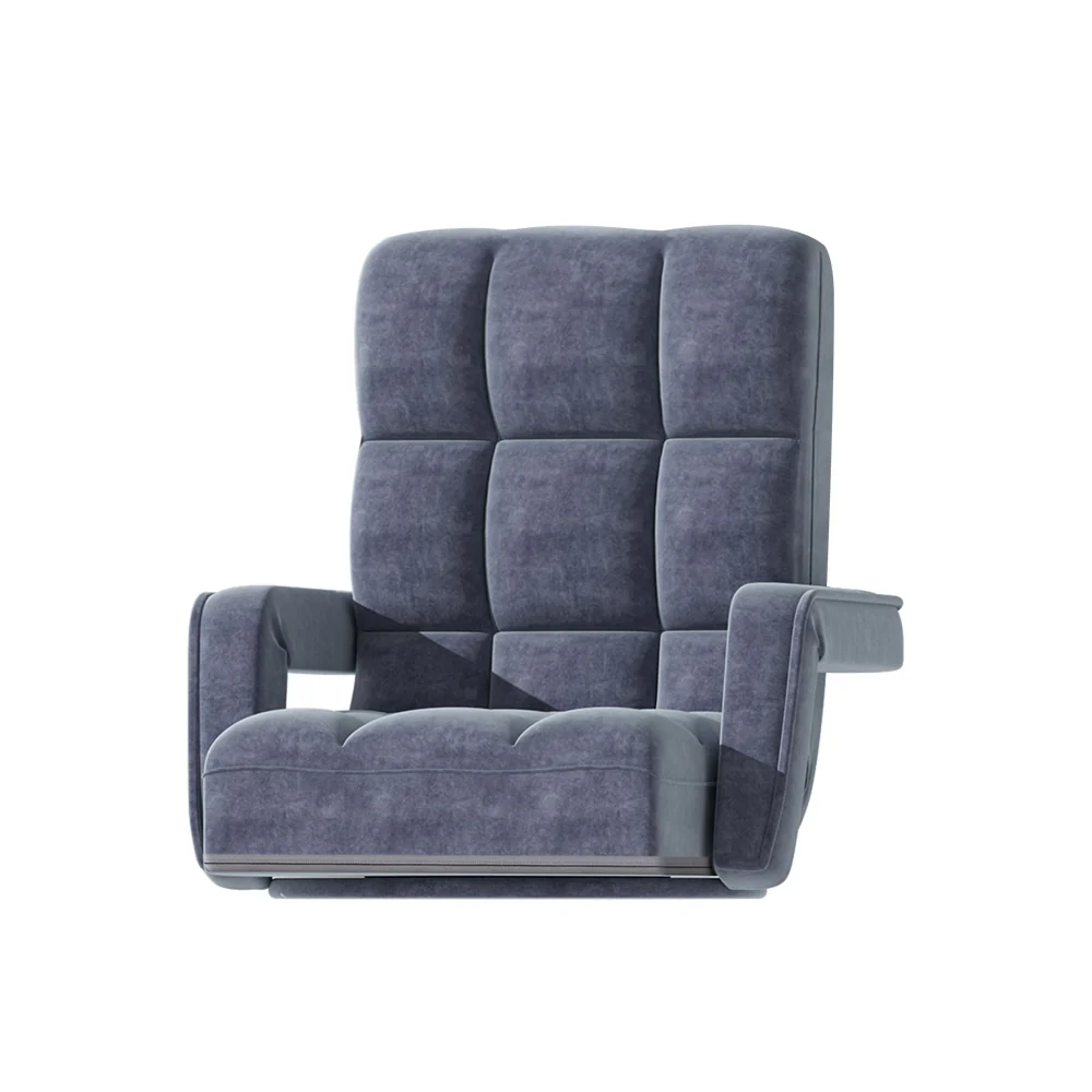 Maria Floor Chair Lounge Sofa Swivel - Charcoal - Nurns