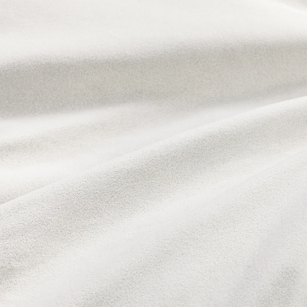 Mirabel Convertible Lounge Floor Sofa Bed - White - Nurns