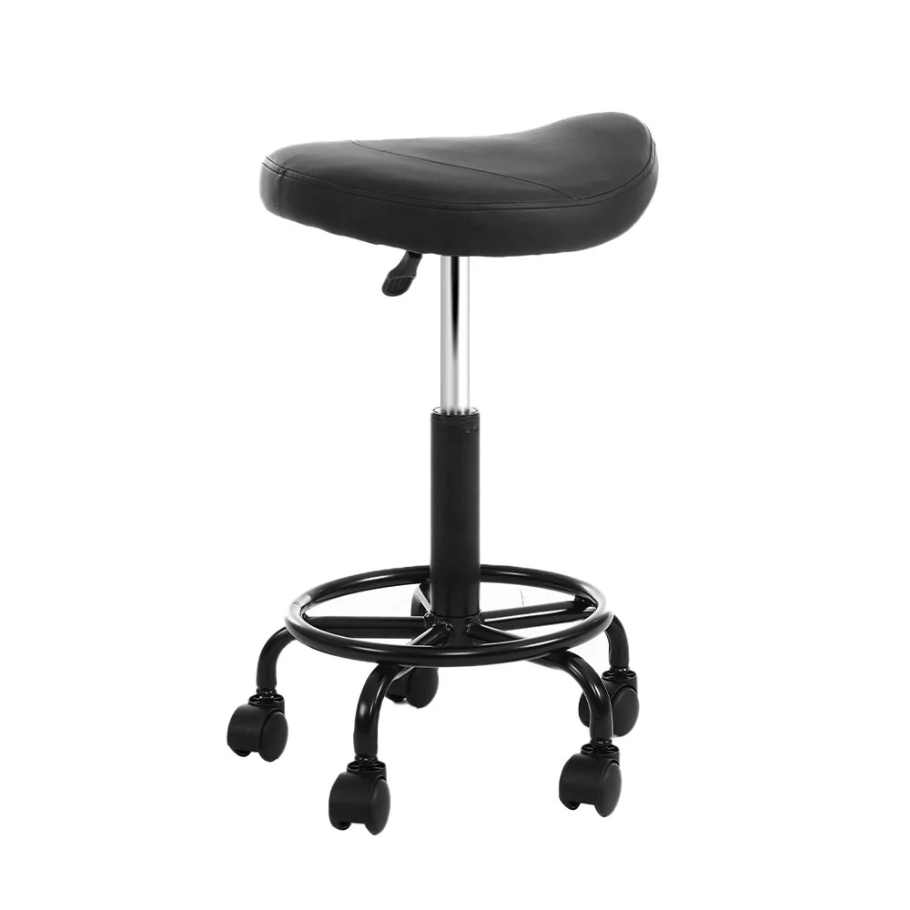 Salon Stool Saddle Swivel Chair - Nurns