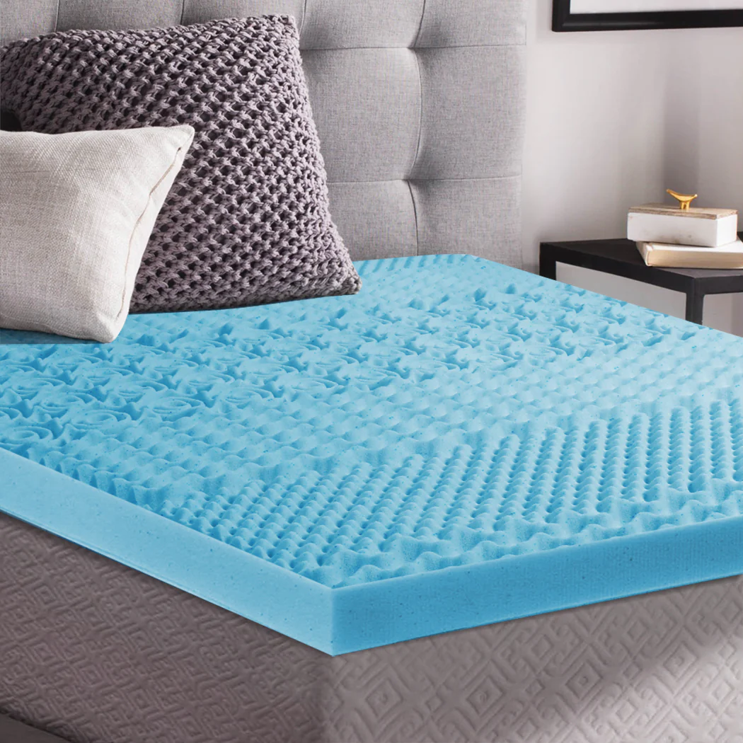 Double Dreamz 7-Zone Cool Gel Mattress Topper - Nurns