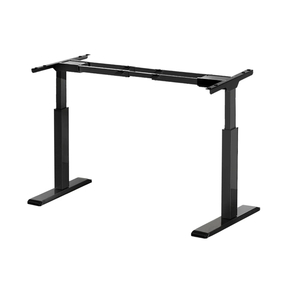 Artiss Standing Desk Frame Only Dual Motor Motorised Black - Nurns