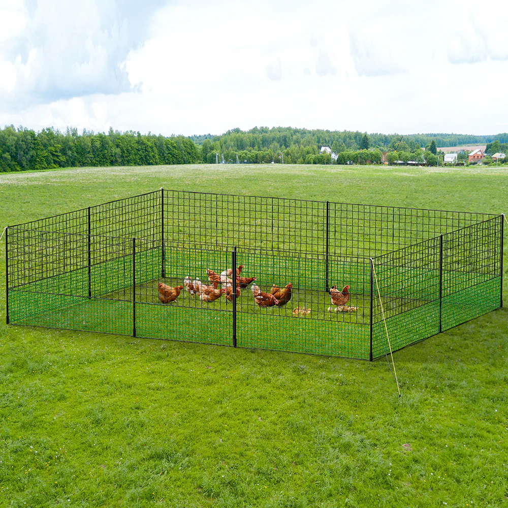 Poultry Chicken Fence Netting Electric wire Ducks Goose Coop 25Mx125CM - Nurns