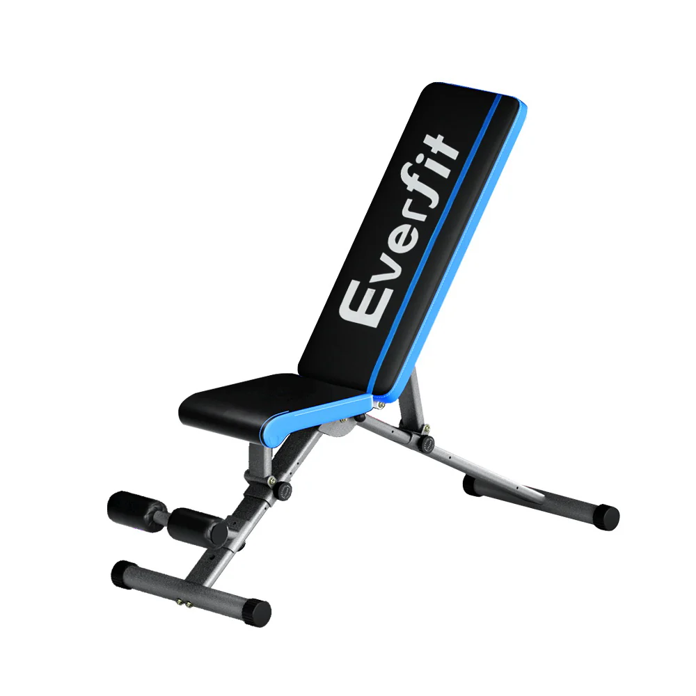 Everfit Weight Bench Adjustable FID Bench Press Home Gym 330kg Capacity - Nurns