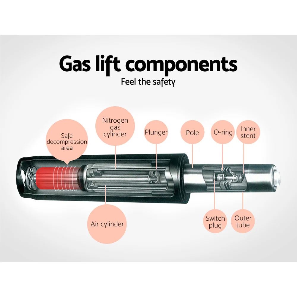 Set of 2 Corfu Bar Stools PU Leather Diamond Style - Grey - Nurns