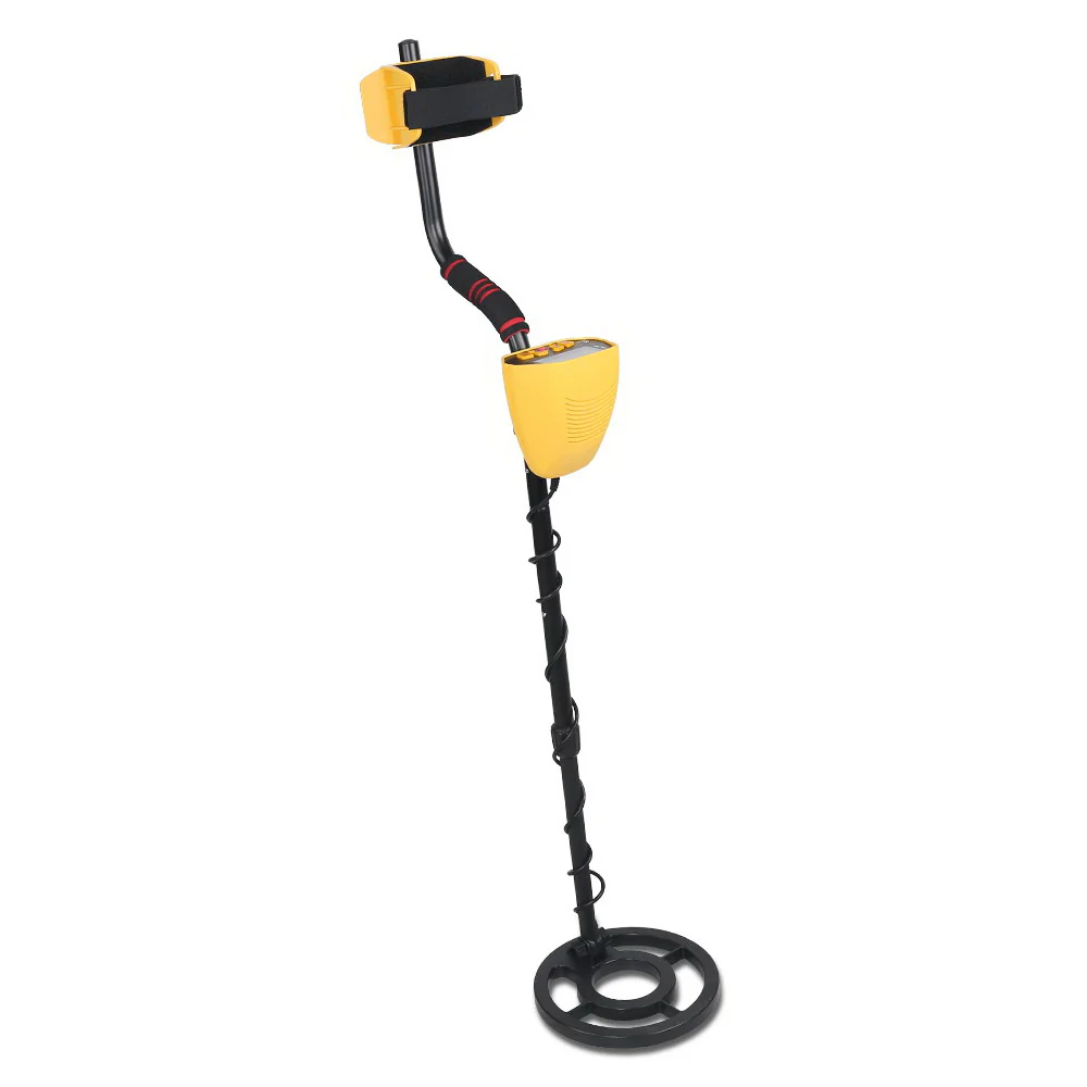 LCD Screen Metal Detector with Headphones - Yellow - Nurns