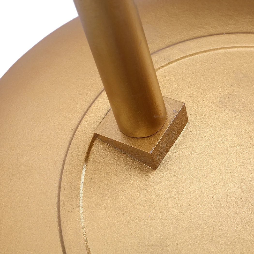 Icarus Side End Table Antique Storage Modern Furniture - Gold - Nurns