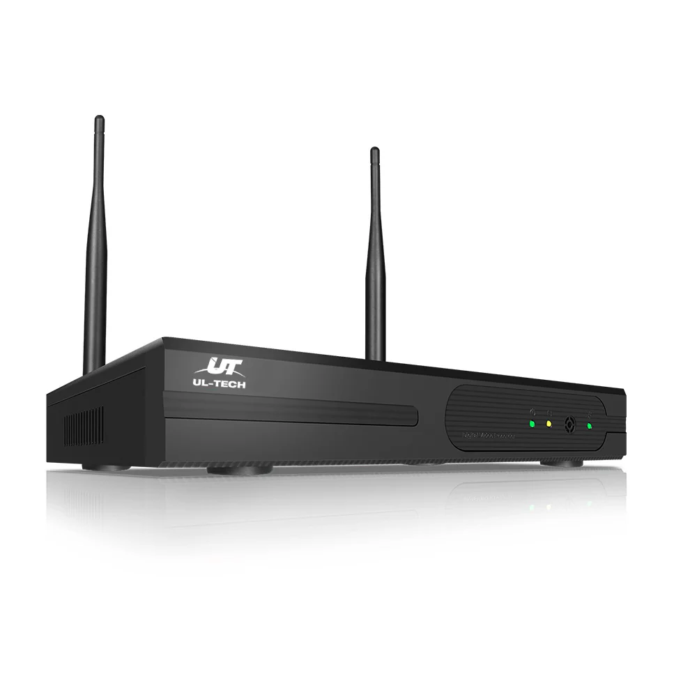 Set of 8 Wireless CCTV Security System 8CH NVR 3MP 8 Bullet Cameras - Nurns