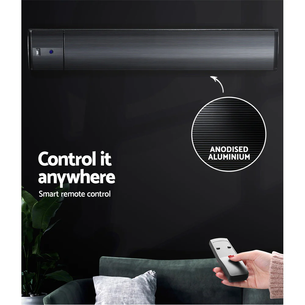 Electric Radiant Strip Heater Outdoor 1800W - Nurns