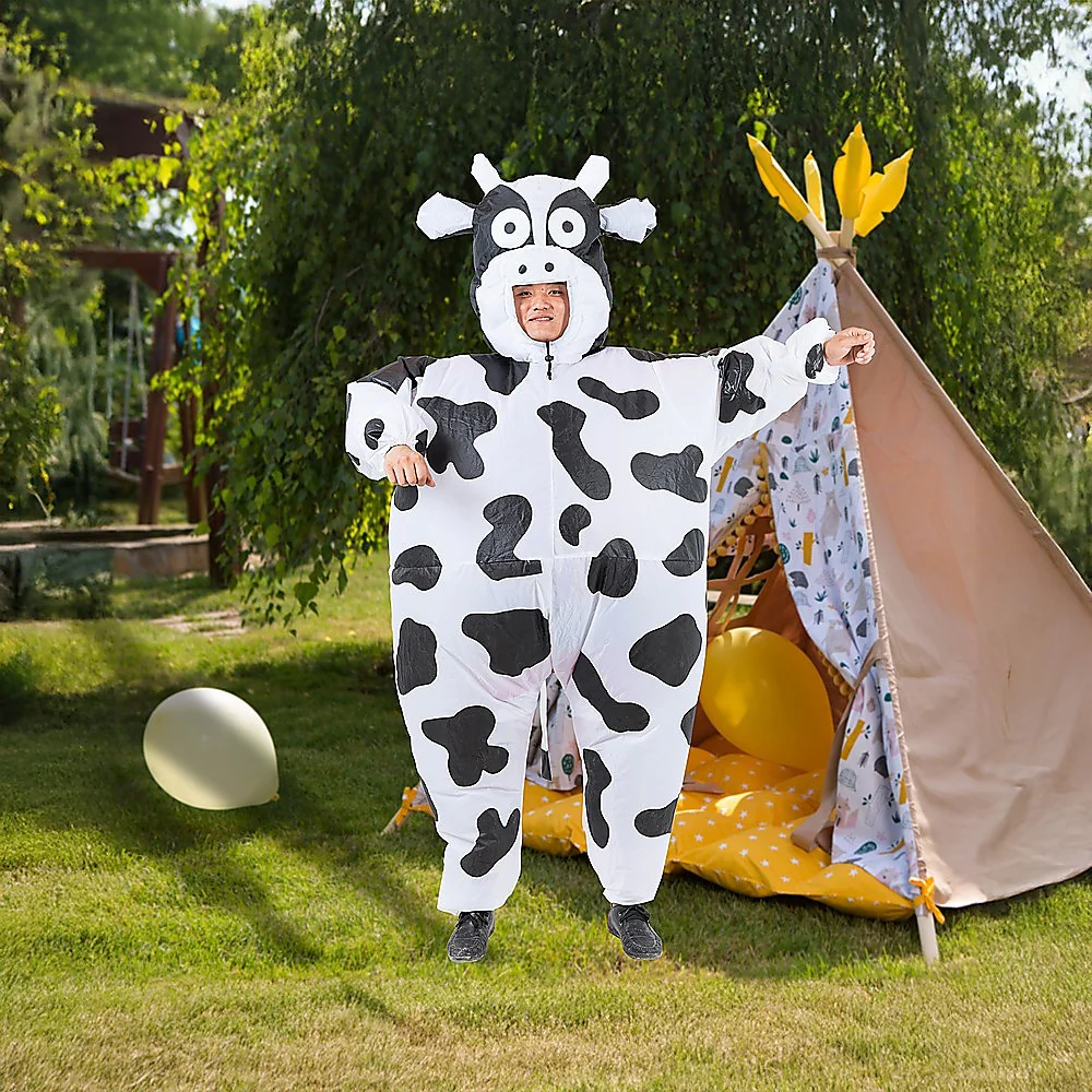 COW Fancy Dress Fan Inflatable Costume Suit - Nurns