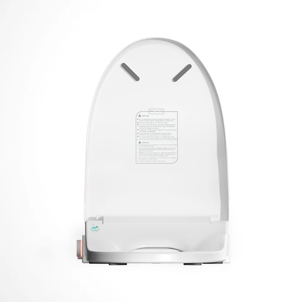 Bidet Electric Toilet Seat Cover Knob Control - White - Nurns