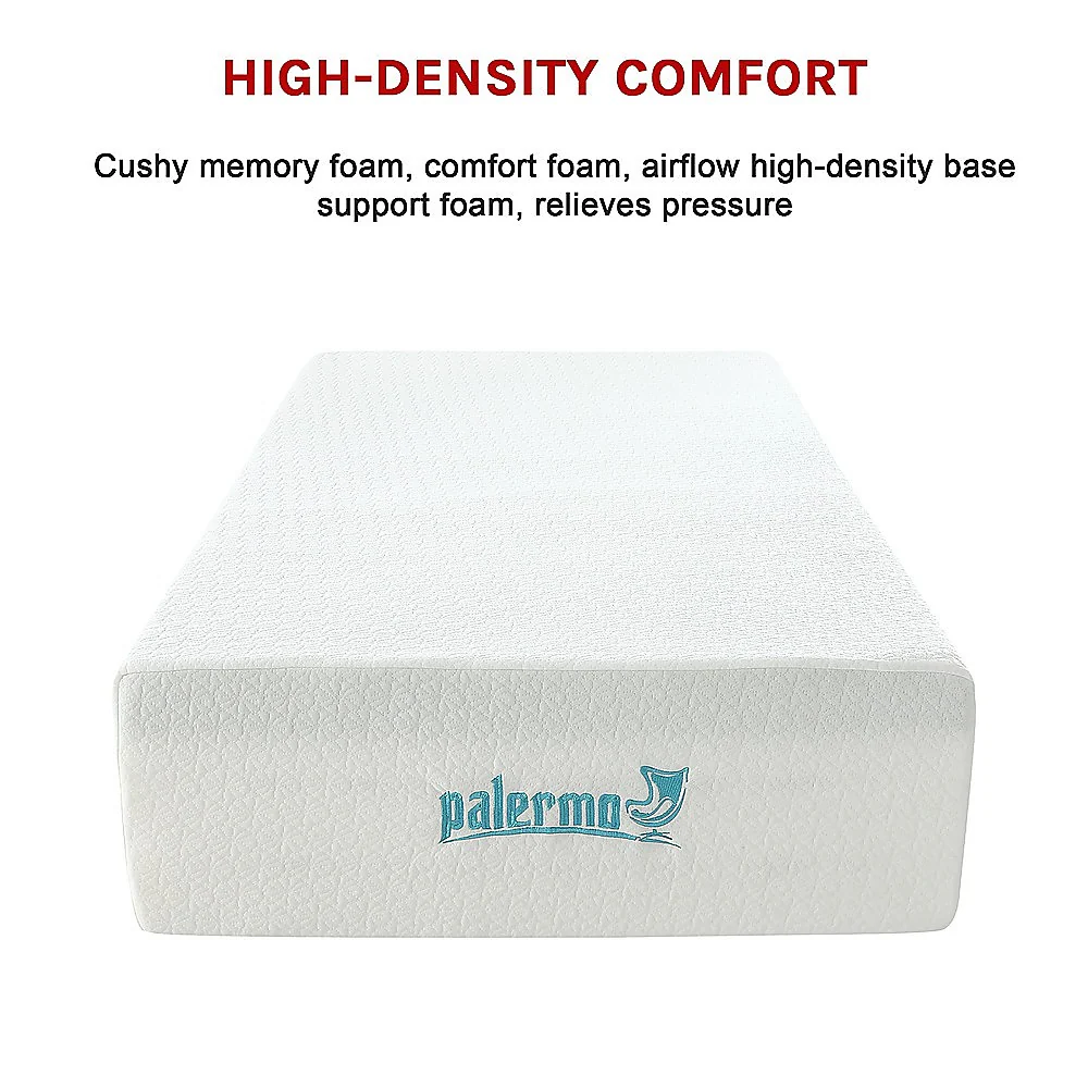 Kairos 30cm Mattress Memory Foam Green Tea Infused - Single - Nurns