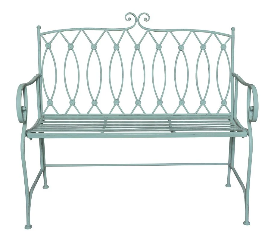Damian Outdoor Bench - White - Nurns