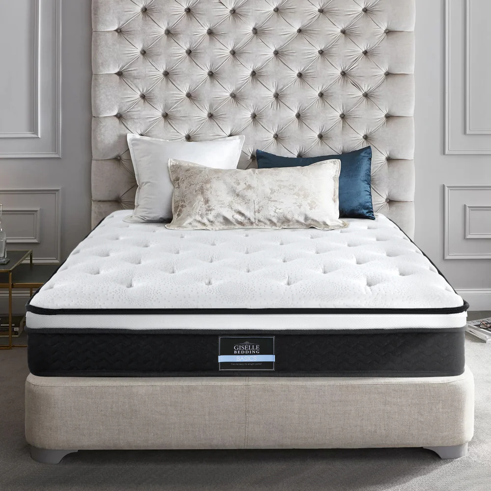 Siena 21cm Thick Euro Top Spring Mattress - Double - Nurns