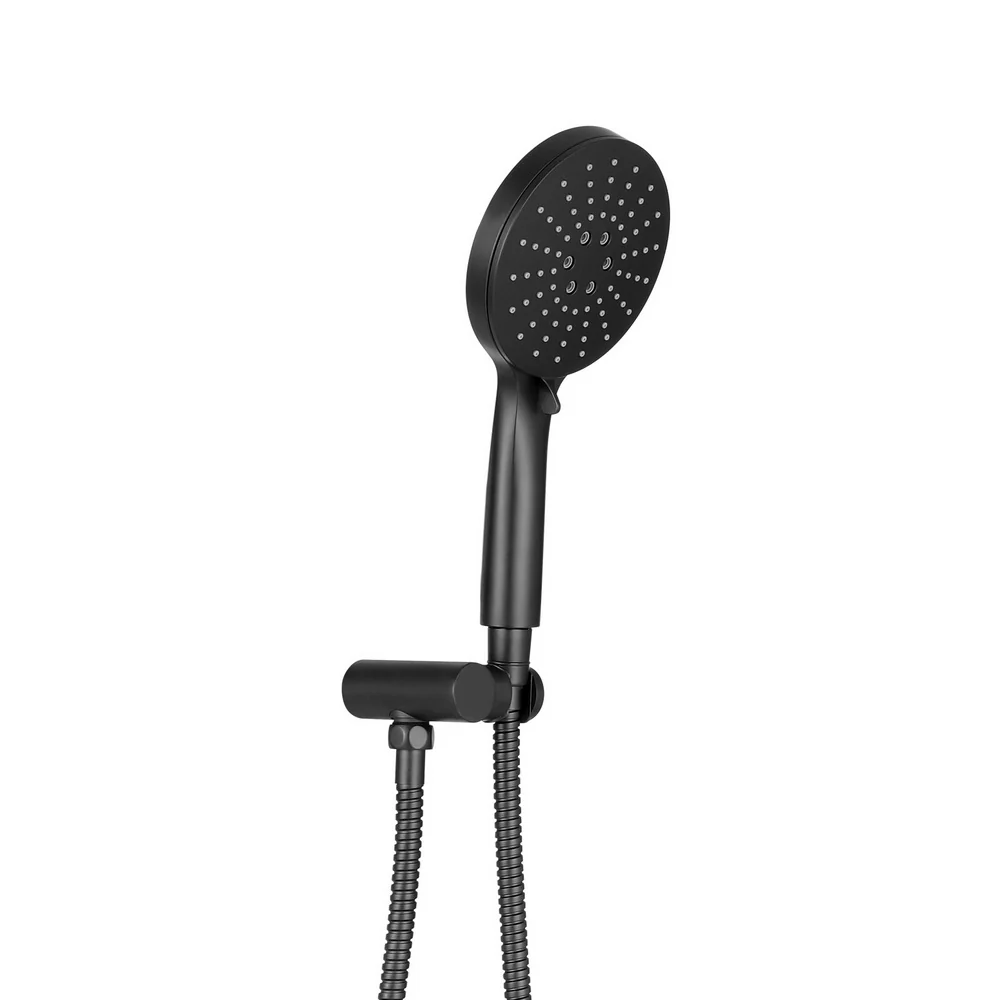 Handheld Shower Head Holder 4.7'' High Pressure - Black - Nurns