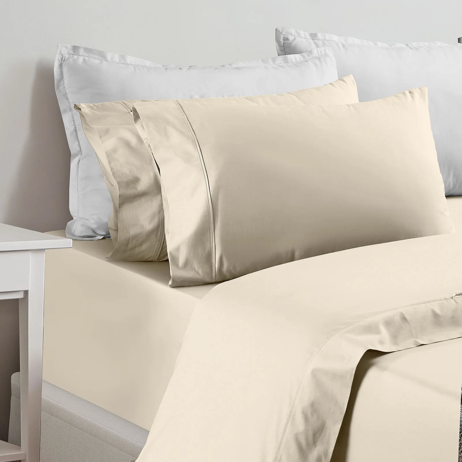 King Renee Taylor 1500 TC Cotton Blend Sheet Sets Ivory - Nurns