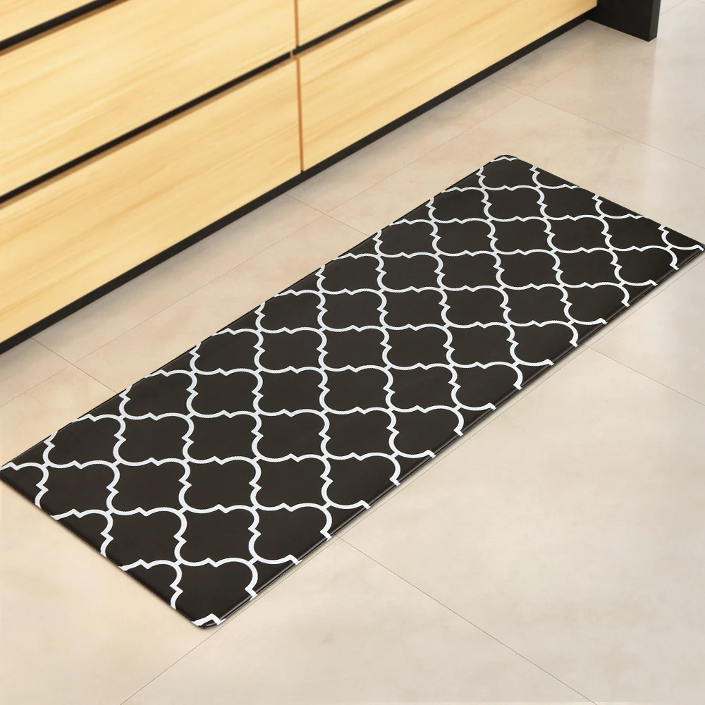 Wren 45x120 Kitchen Mat Non-slip PVC Anti Fatigue Floor Rug Home - Nurns