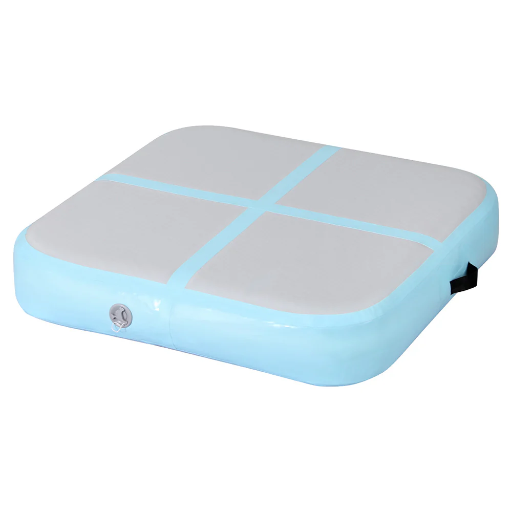 Everfit 1m Air Track Mat Inflatable Gymnastics Tumbling Mat Green - Nurns