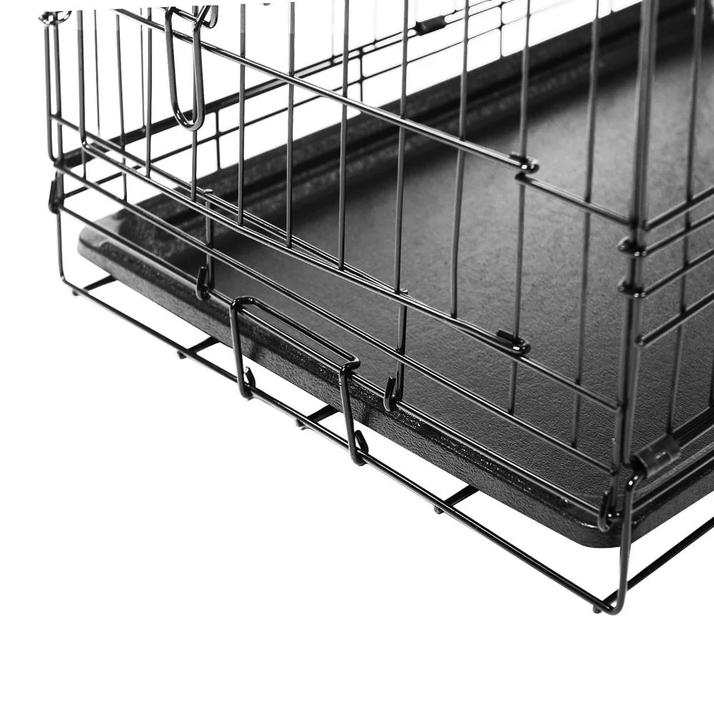 Dog Cage 24inch Pet Cage - Black - Nurns