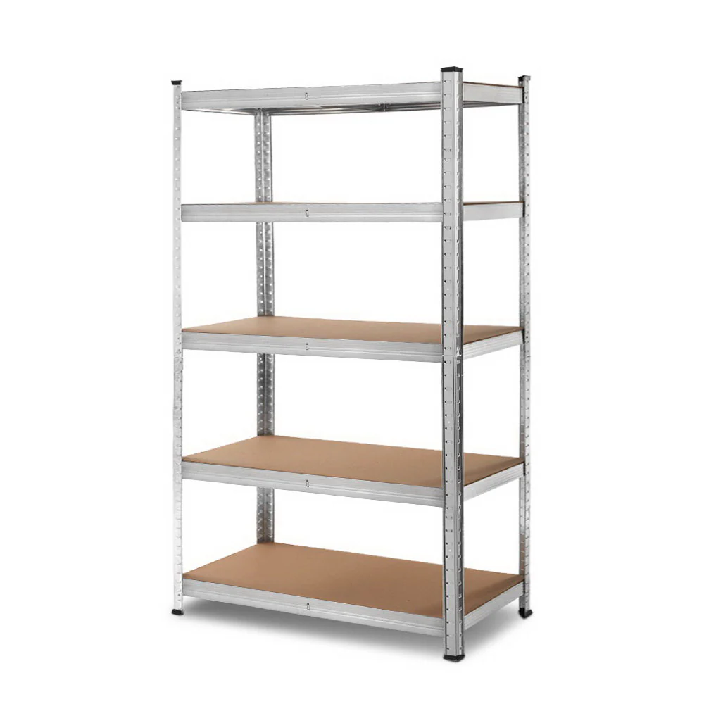 Giantz 1.8M Warehouse Racking Rack Shelving Garage Steel Metal Storage Shelves Silver - Nurns