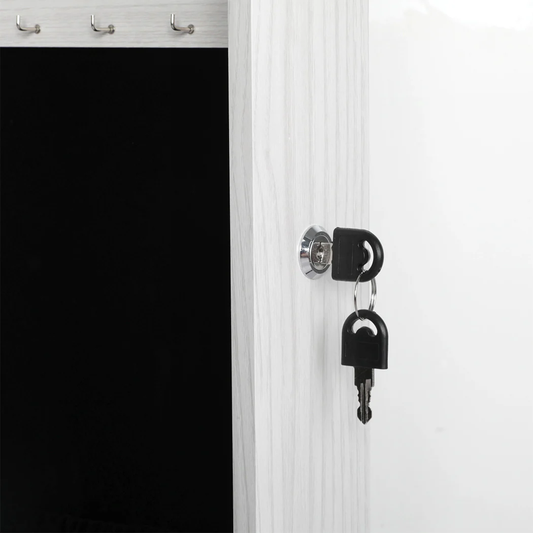 Mirror Jewellery Cabinet LED - Nurns