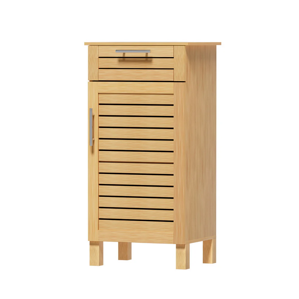 Bathroom Cabinet Storage 90cm Wooden - Nurns