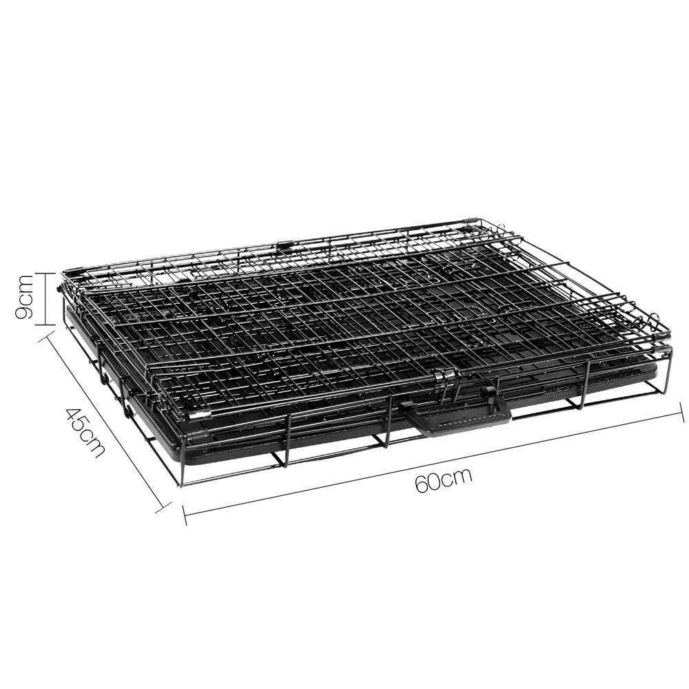 Dog Cage 24inch Pet Cage - Black - Nurns