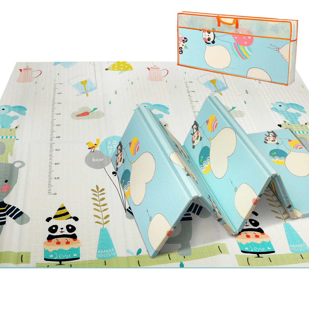 Kids Play Mat Baby Crawling Pad Floor Foldable XPE Foam Non-slip Carpet - Nurns
