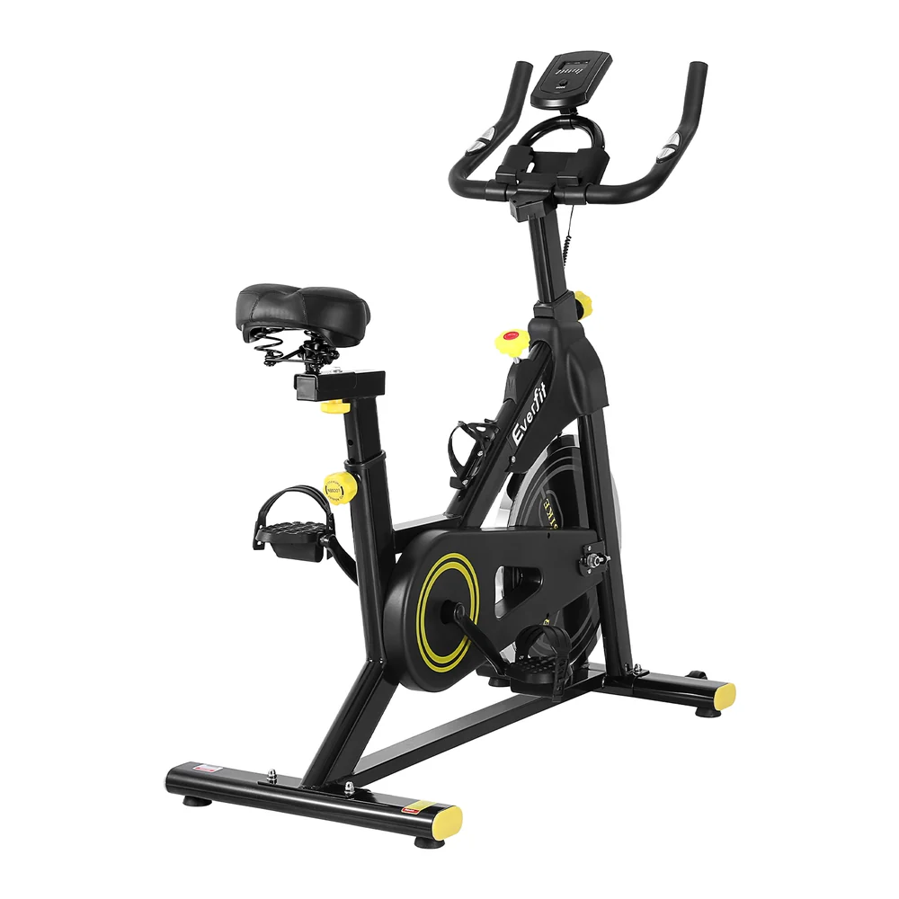 Everfit Spin Bike Exercise Bike Cardio Gym Bluetooth APP Connectable - Nurns