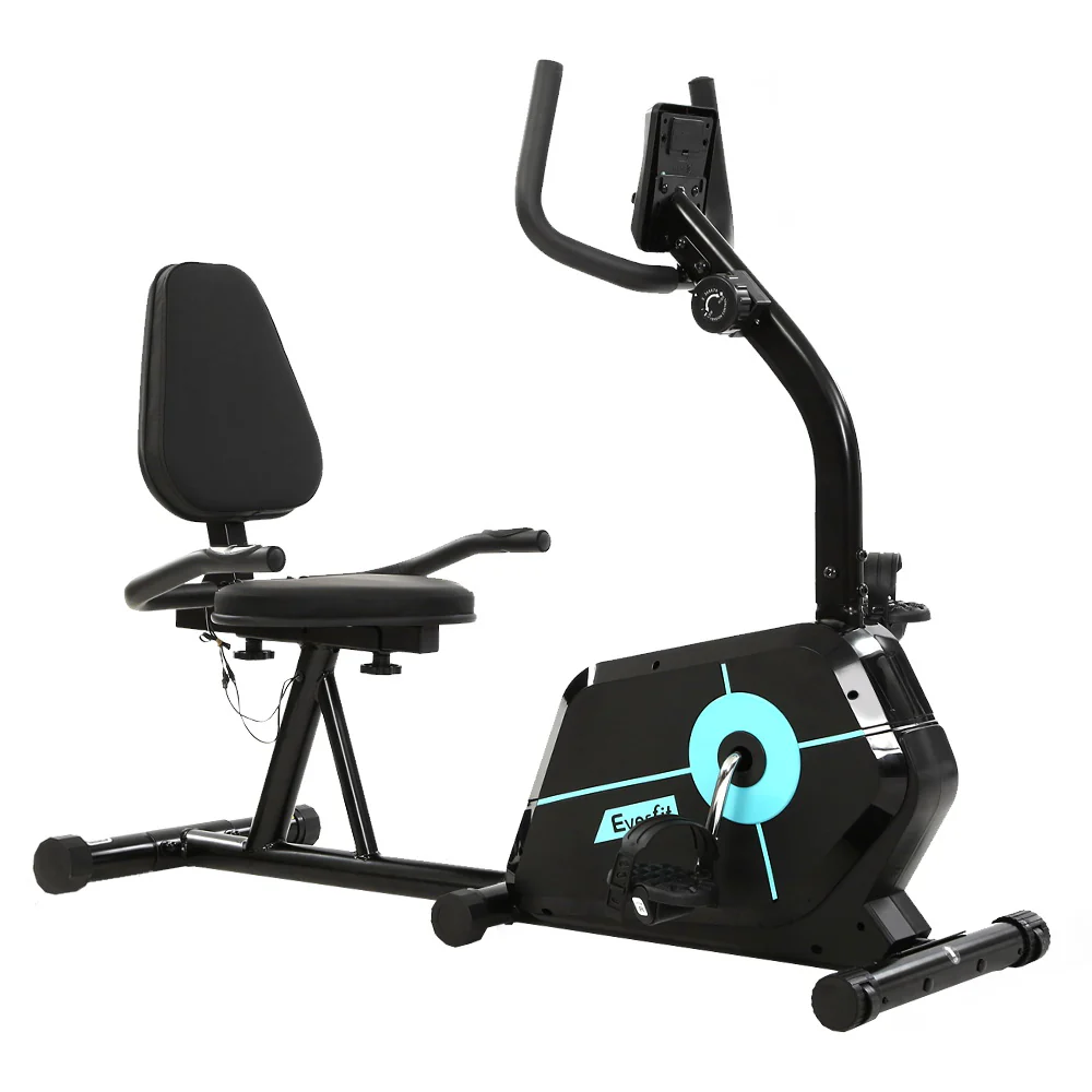 Everfit Exercise Bike Magnetic Recumbent Indoor Cycling Home Gym Cardio 120kg - Nurns