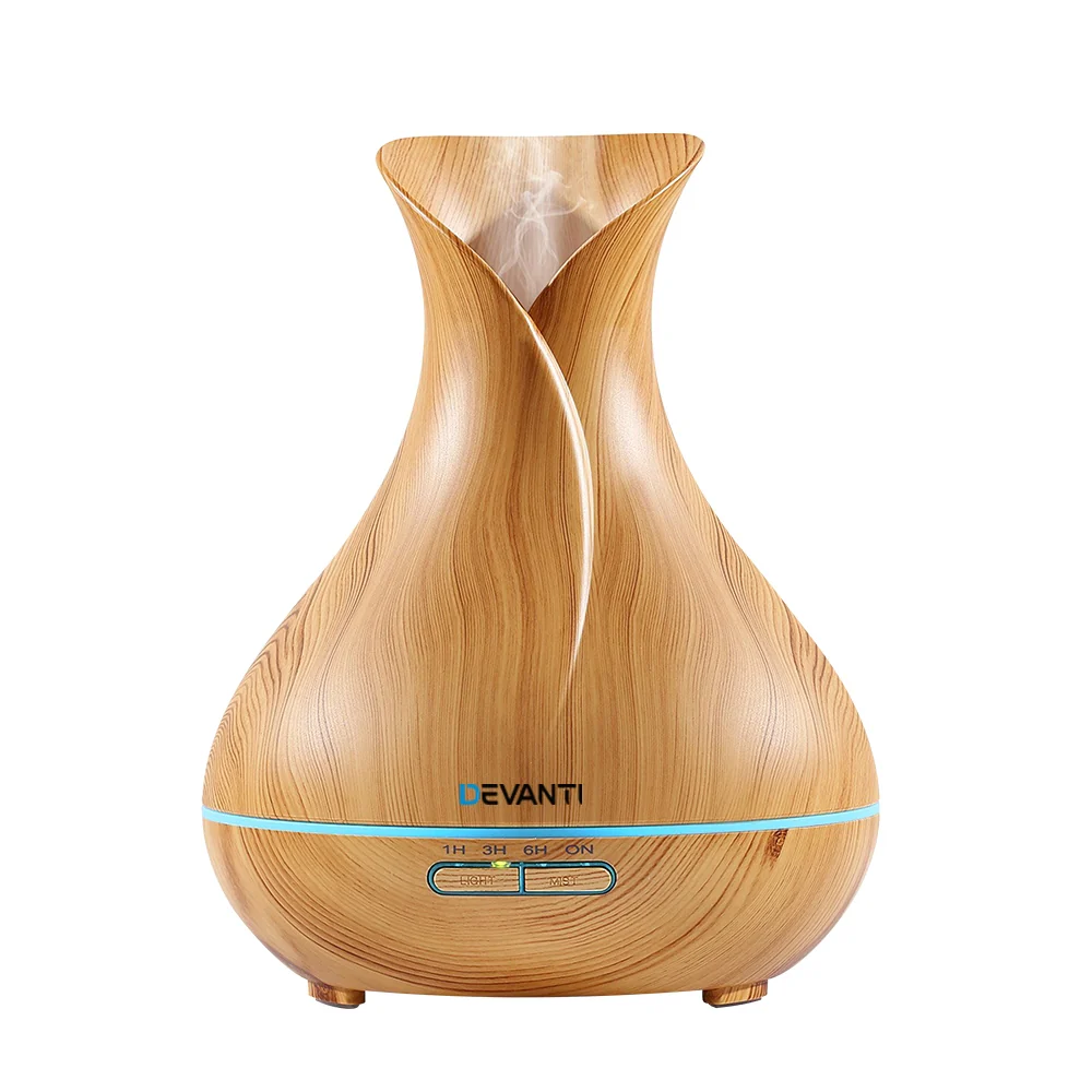 Aroma Diffuser Aromatherapy Light Wood 400ml - Nurns