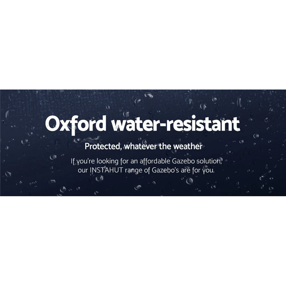 Instahut Gazebo 3x4.5 Pop Up Marquee Folding Tent Wedding Gazebos Camping Outdoor Shade Canopy Navy - Nurns