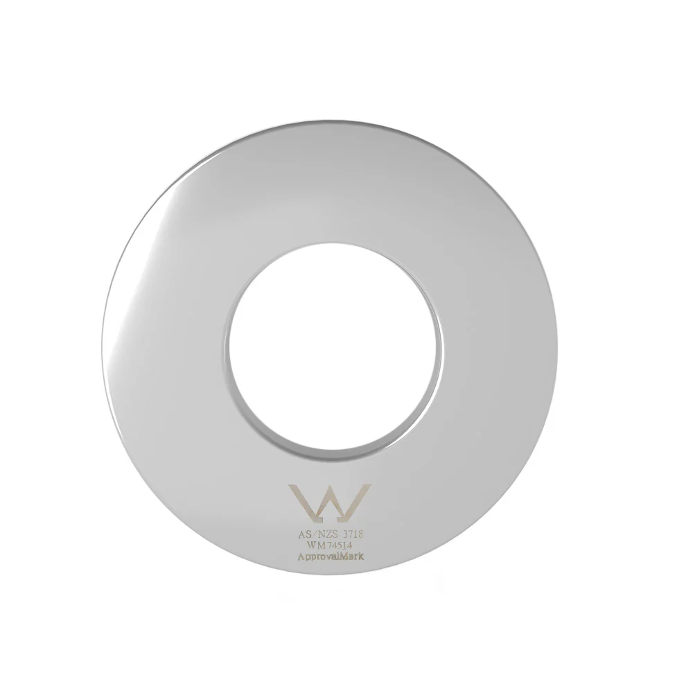 Bathroom Mixer Spout Wall Bath Tap Round Swivel Bathtub Chrome - Nurns