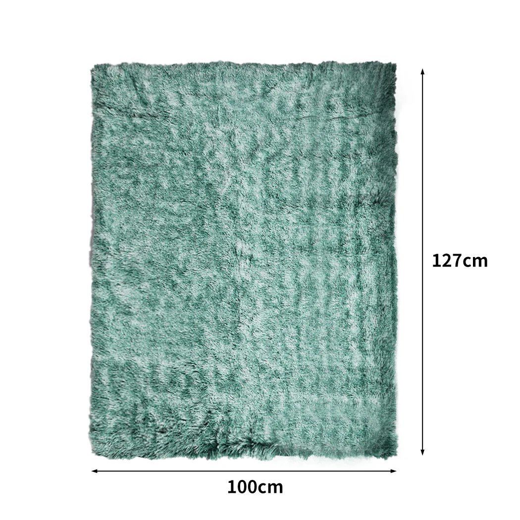 Dog Blanket Pet Cat Mat Puppy Warm Soft Plush Washable Reusable - Teal Large - Nurns