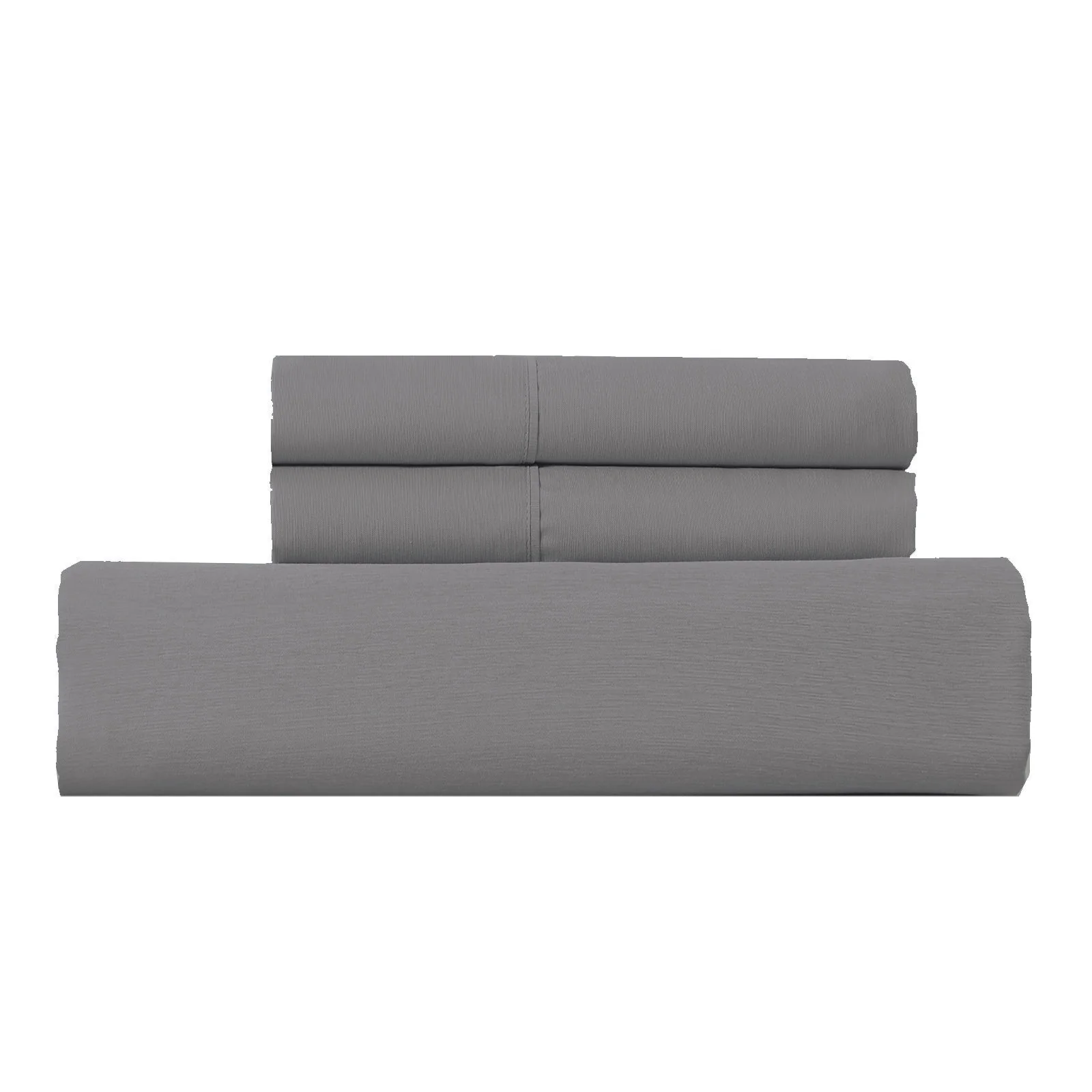 QUEEN 1000TC Cotton Blend Quilt Cover Pillowcase Set - Charcoal - Nurns