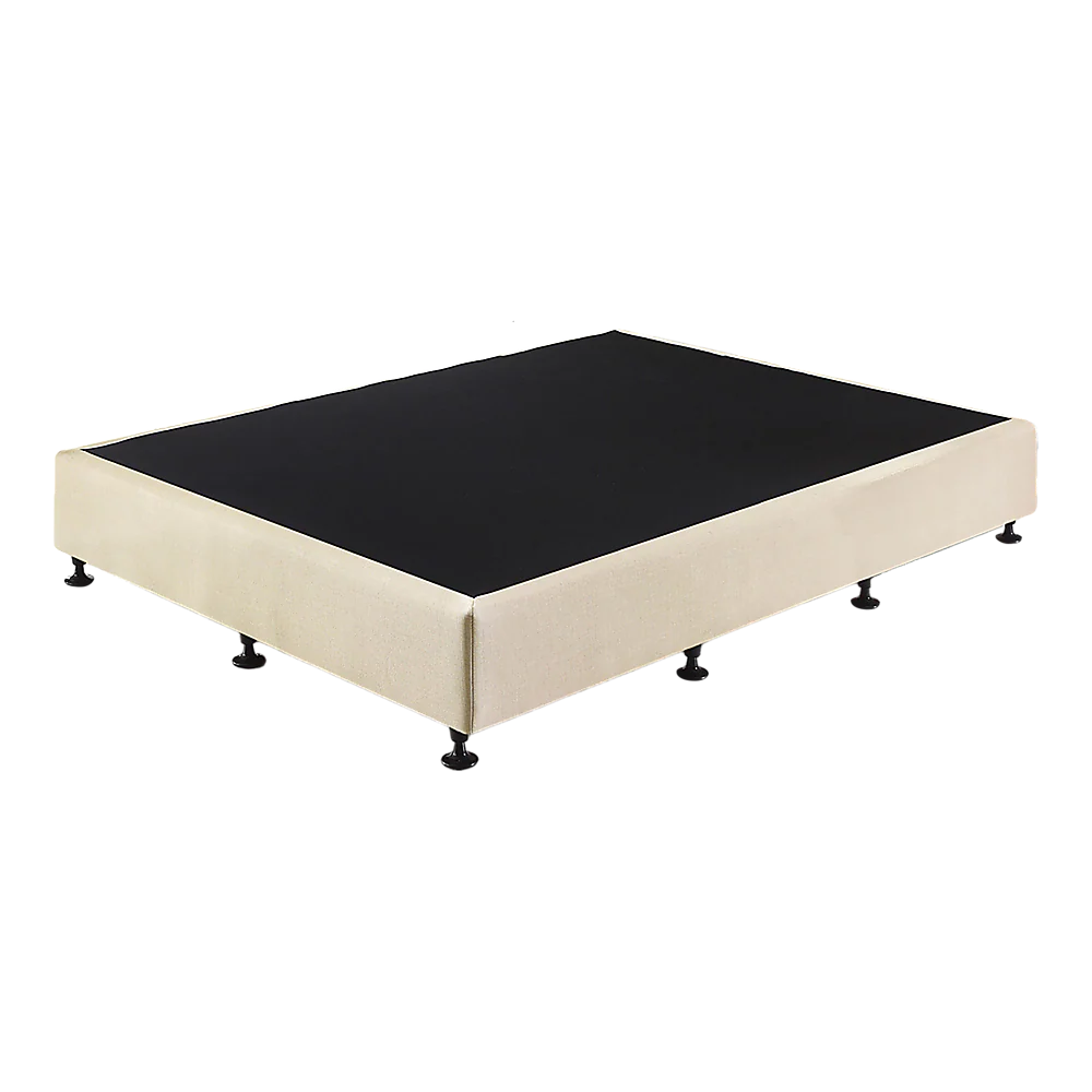 Aisha Ensemble Bed Base Linen Fabric - Natural Sand Queen - Nurns