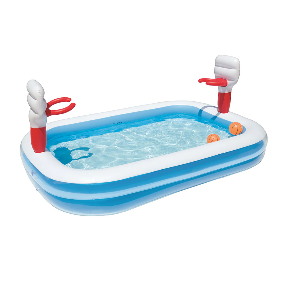 Bestway Kids Pool 251x168x102cm Inflatable Above Ground Swimming Play Pools 636L - Nurns