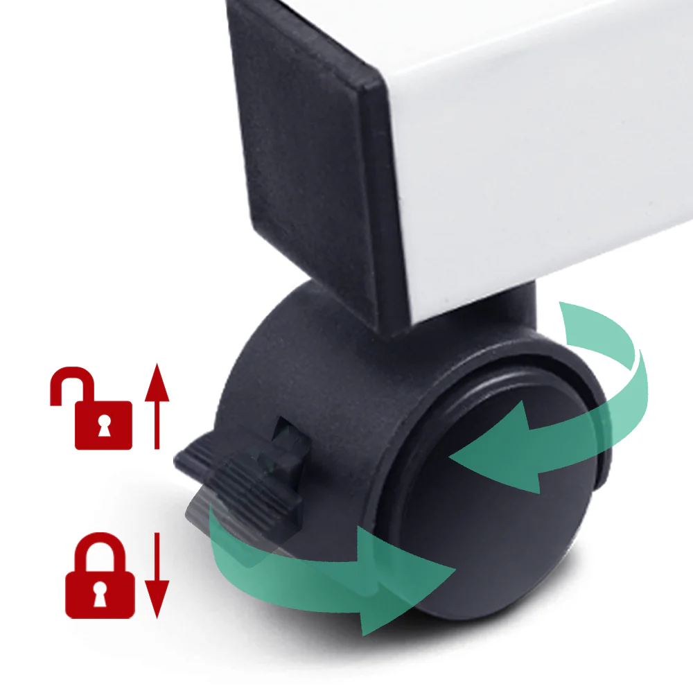 Artiss Laptop Desk Table Adjustable 80cm Light Wood - Nurns