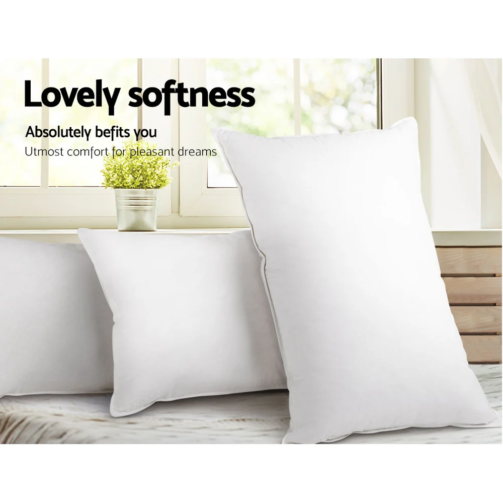 Set of 4 Bed Pillow Family Hotel 50X90CM - Nurns