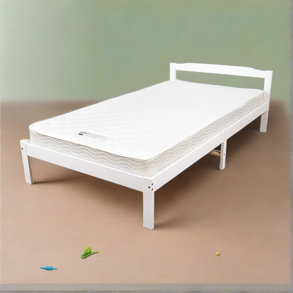 Gilly Wooden Bed Frame - White King Single - Nurns