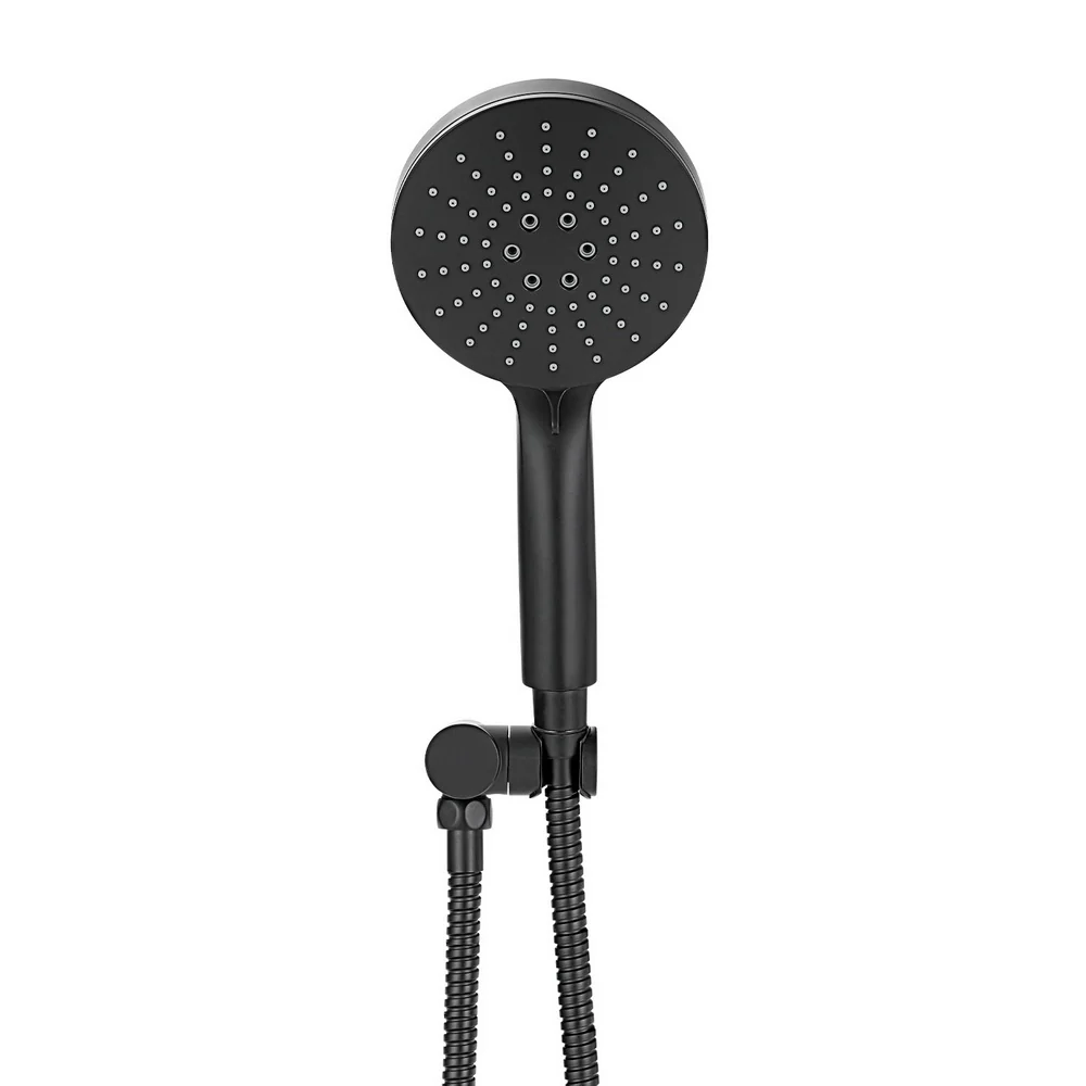 Handheld Shower Head Holder 4.7'' High Pressure - Black - Nurns