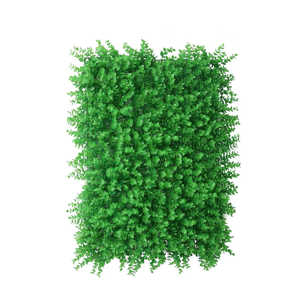 Artificial Boxwood Hedge Fence Fake Vertical Garden 10pcs - Nurns