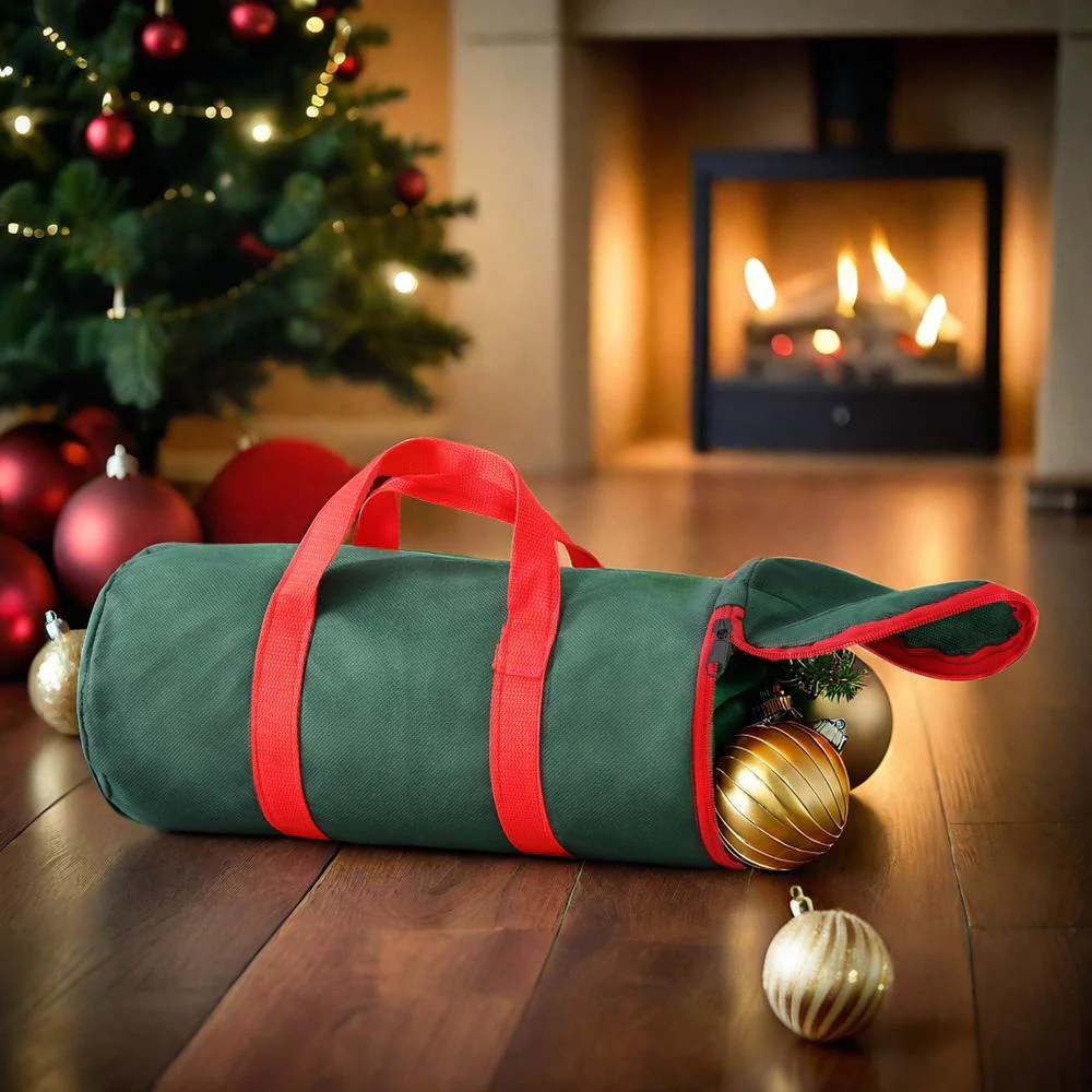 Christmas Baubles Storage Bag Xmas Ornaments Bag Container - Green - Nurns