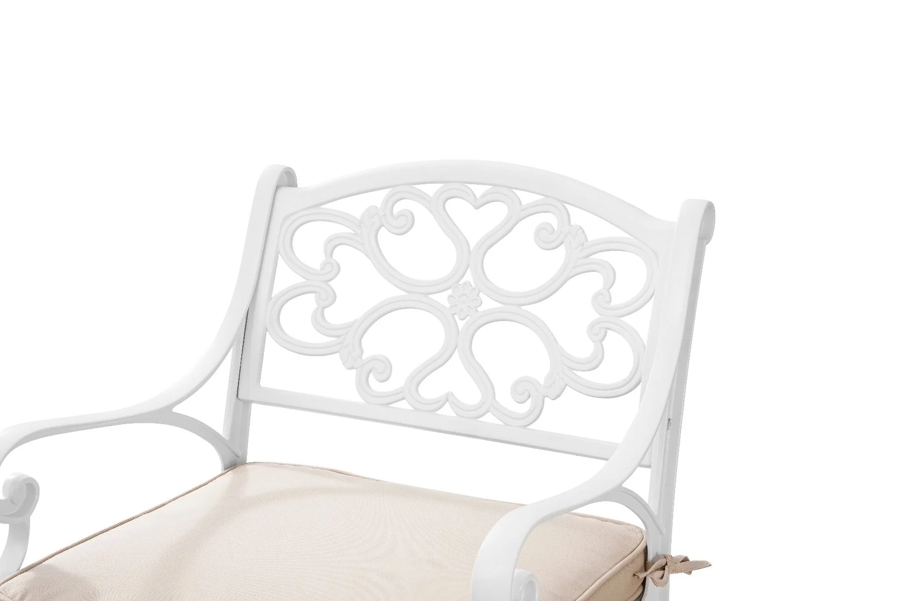 Lydia Aluminium Chair - White - Nurns