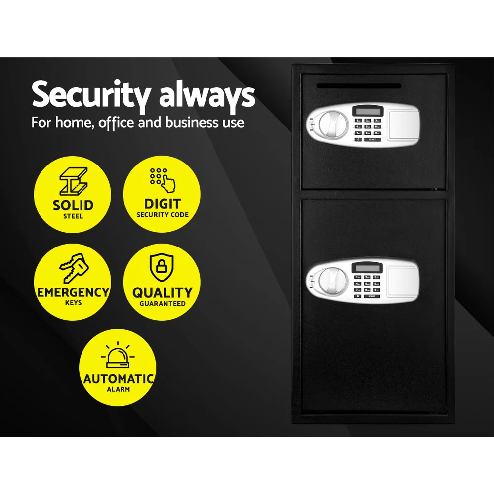 Security Safe Box Double Door - Nurns