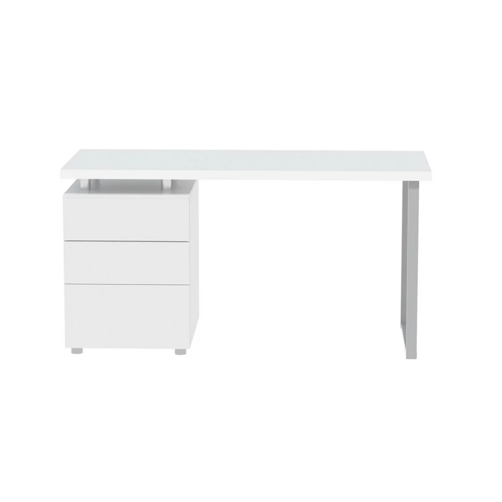 Artiss Computer Desk Drawer White 140cm - Nurns