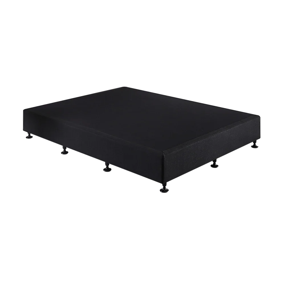 Frolic Ensemble Bed Base & Mattress Package with 32cm Mattress - Midnight Black King Single - Nurns