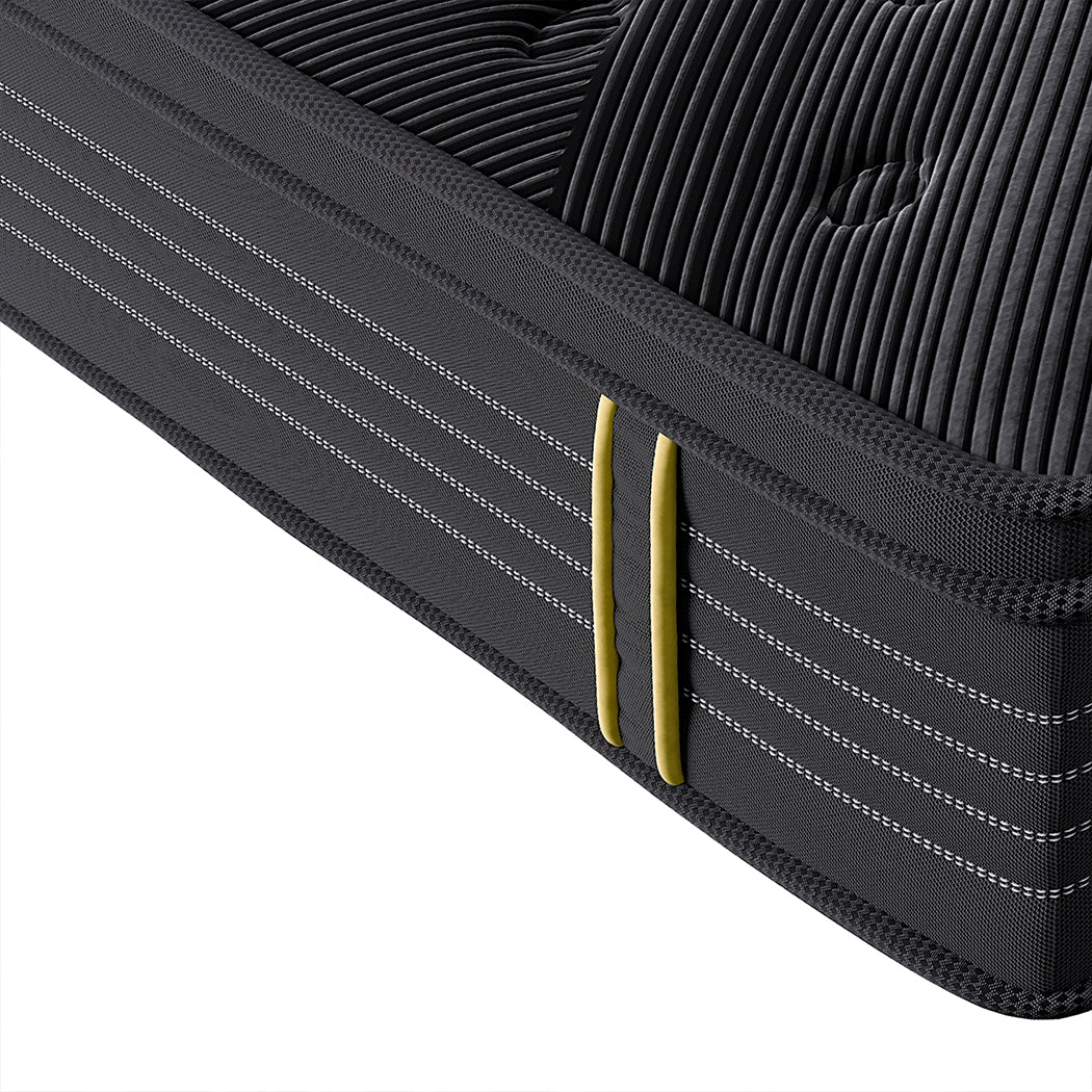 Nicola 35cm Spring Mattress Bamboo Euro Top Pocket HD Egg Foam - King - Nurns